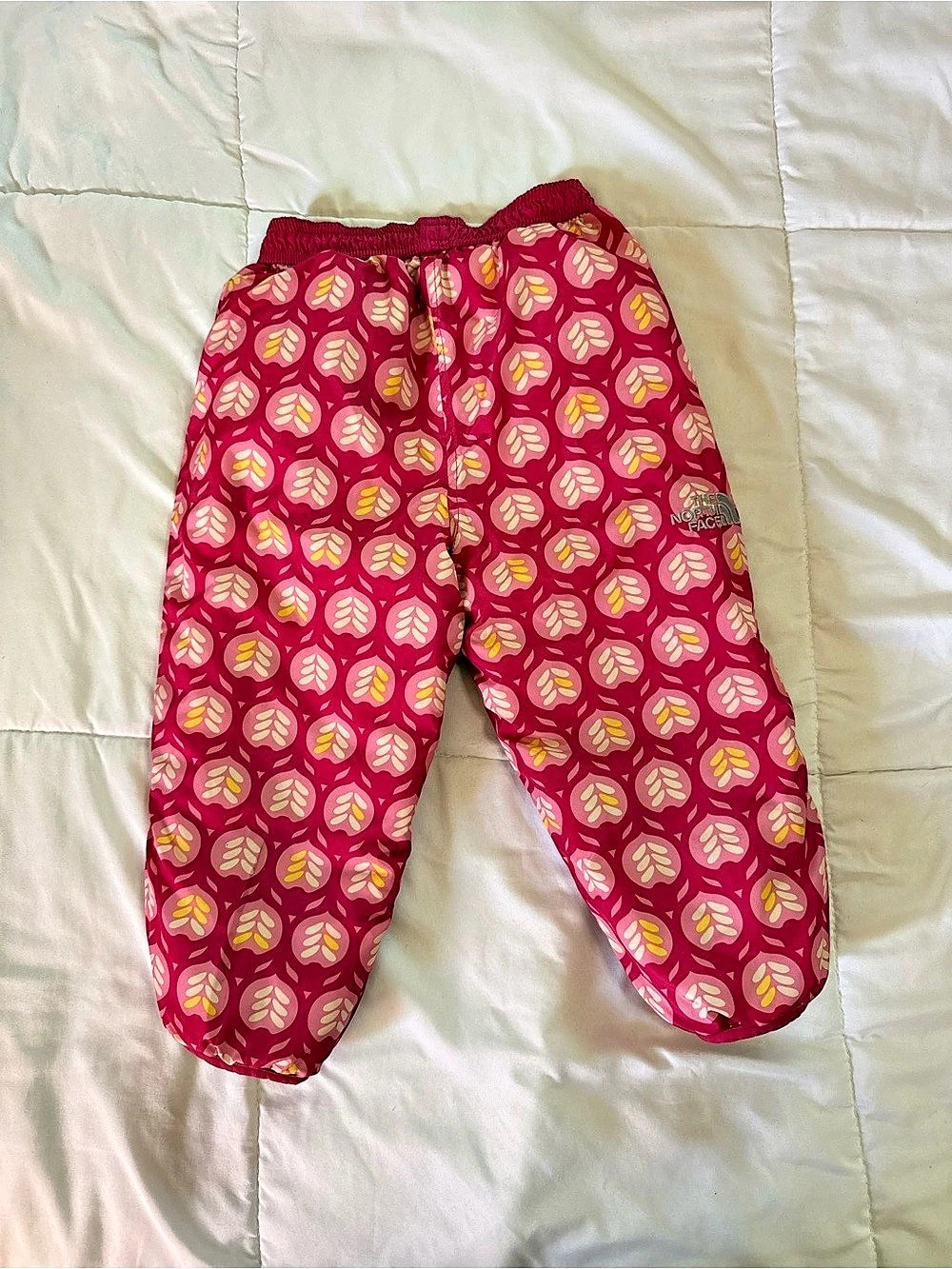 The North Face Kids Reversible Insulated Snow Pants in Pink 18M